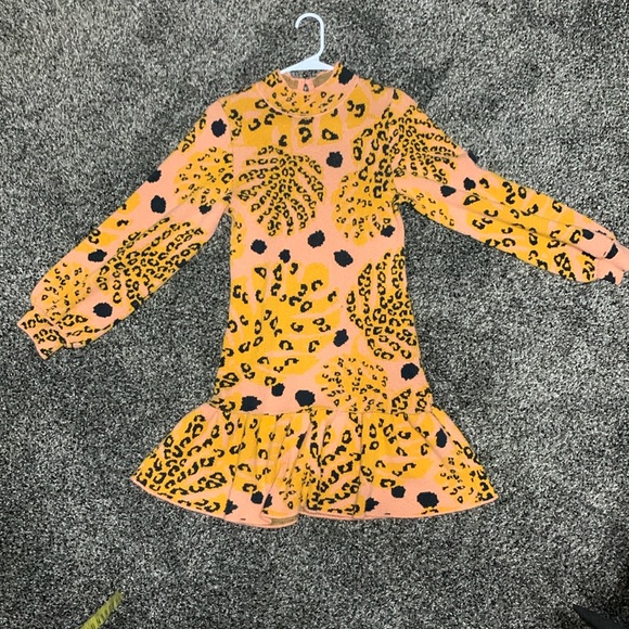 Farm Rio Anthro Leopard Palm Dress XS - Picture 8 of 14